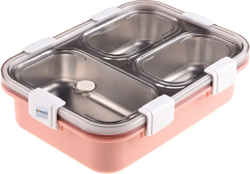 lunch box – stainless steel (pink) lunch box – stainless steel (pink)