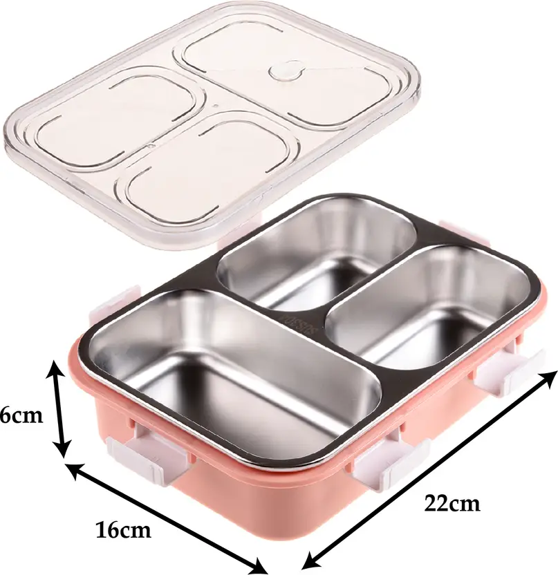 lunch box – stainless steel (pink) lunch box – stainless steel (pink)