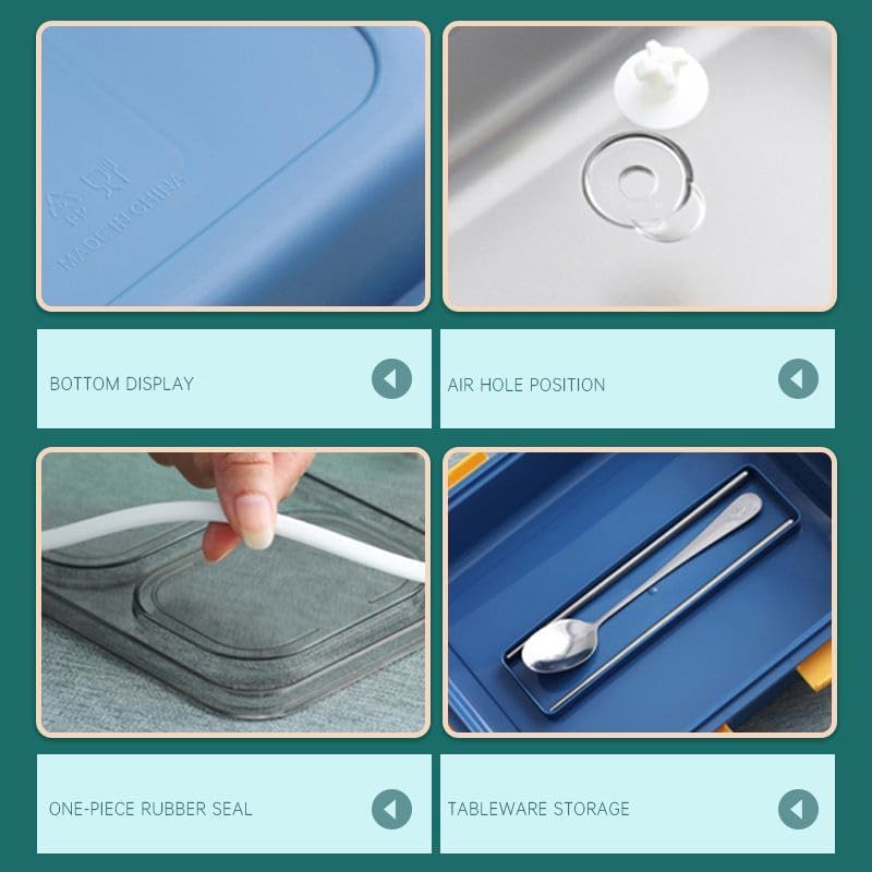 lunch box – stainless steel (blue) lunch box – stainless steel (blue)