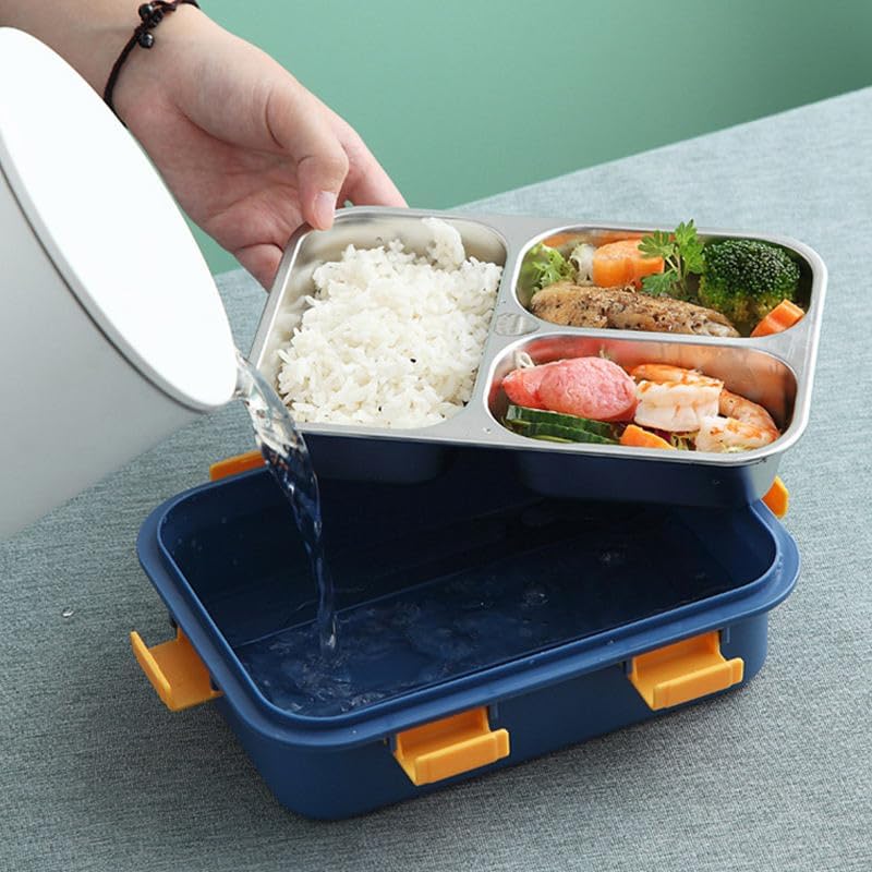 lunch box – stainless steel (blue) lunch box – stainless steel (blue)